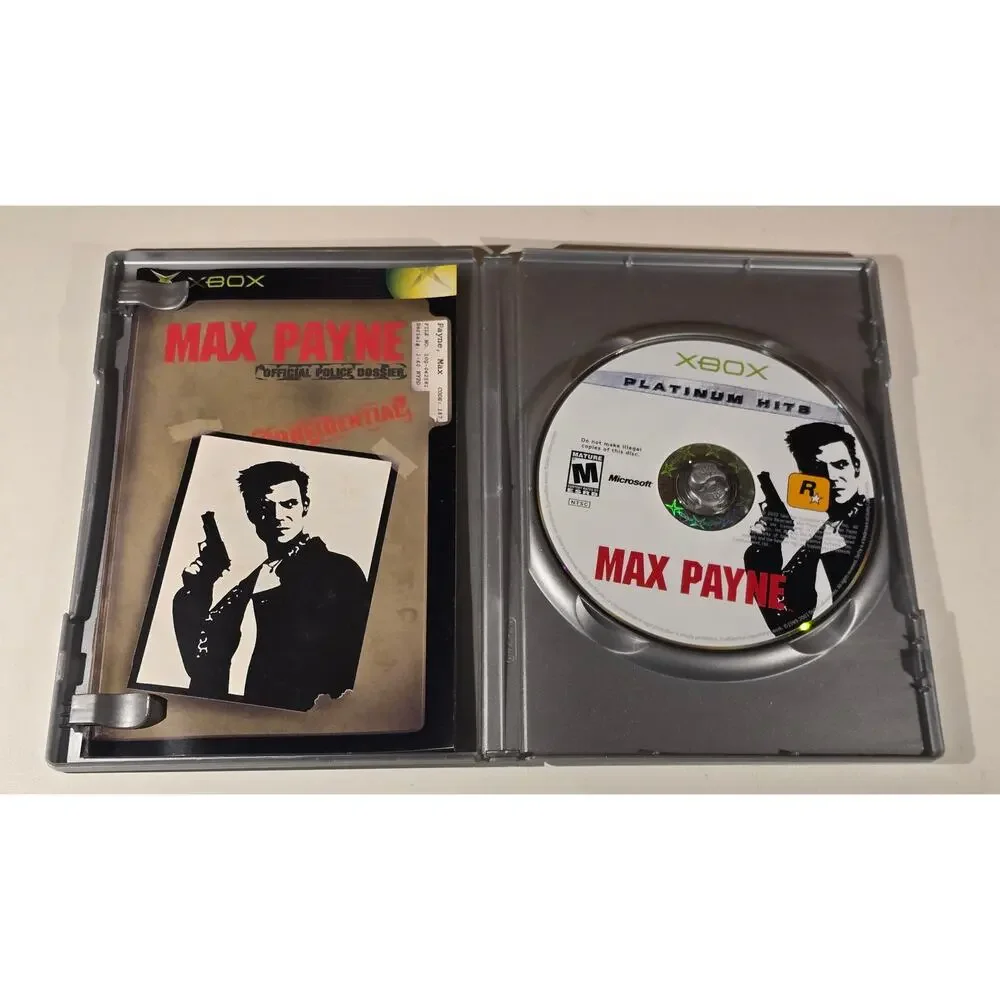 Xbox Max Payne Game Lot Max Payne 2 The Fall of Max Payne CIB Complete